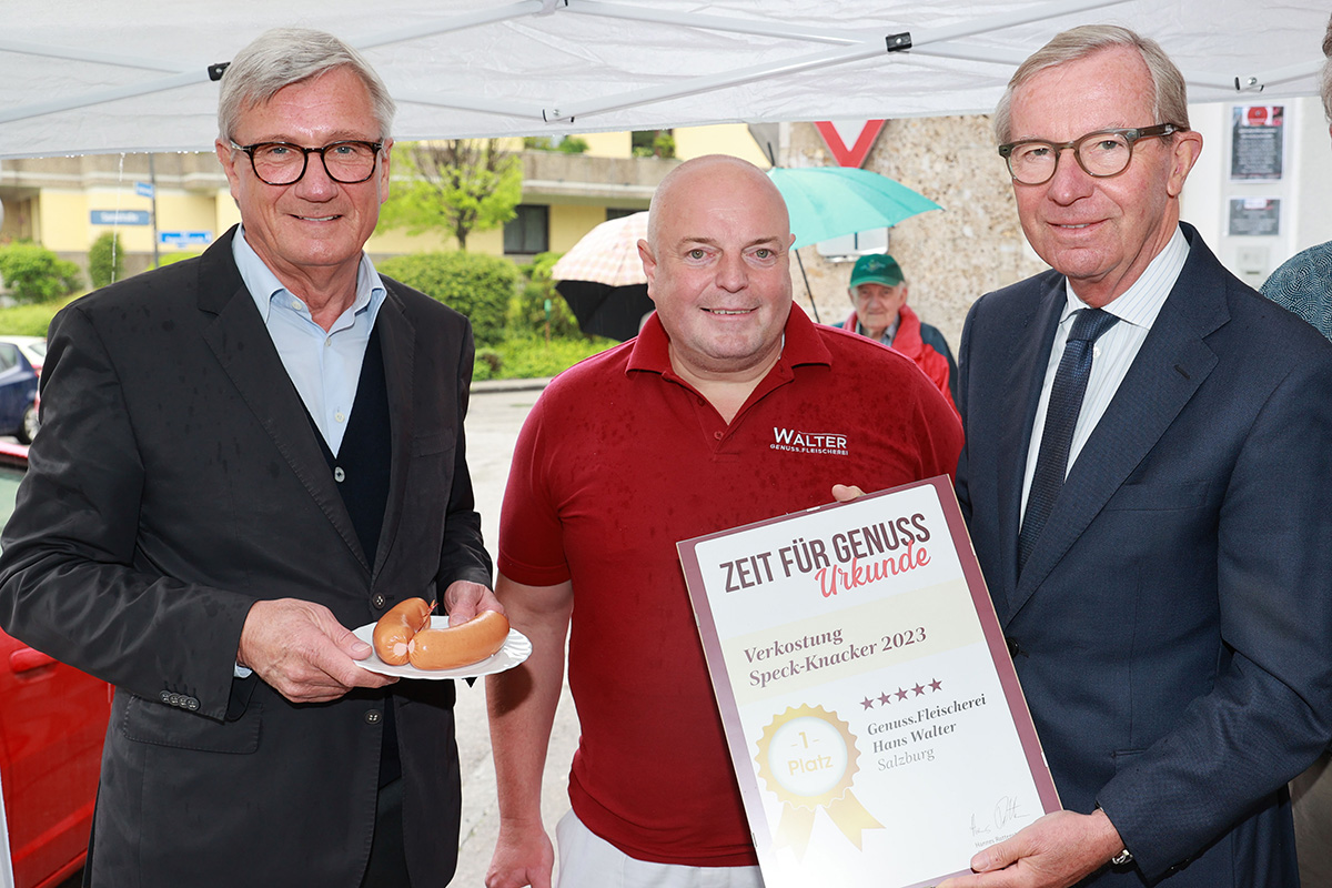 Hans Walter – Speck-Knacker – Prämierung Bestes Produkt Hans Walter – Speck-Knacker – Prämierung Bestes Produkt